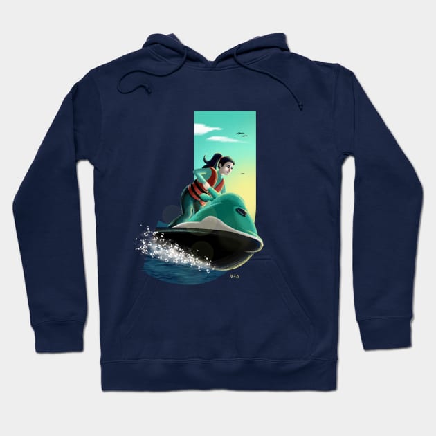 Jetski Hoodie by vero.e.a